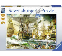 Ravensburger Puzzle 5000 elementów Bitwa na morzu