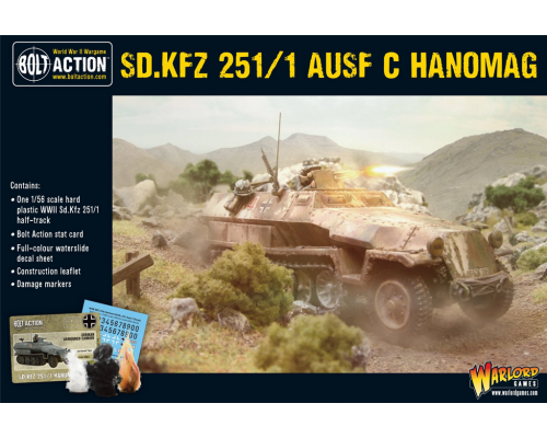 Bolt Action - Sd.Kfz 251/1 Ausf C Hanomag - EN