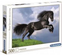 Clementoni Puzzle 500 elementów Fresian Black Horse