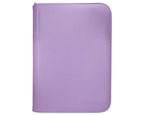 UP - Vivid 4-Pocket Zippered PRO-Binder: Purple