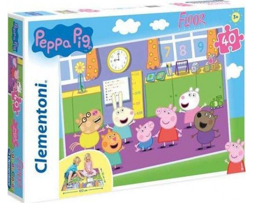 Clementoni Puzzle 40 podłogowe Peppa Pig