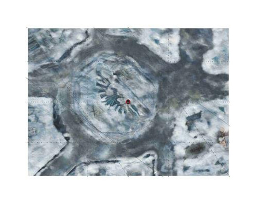 Bandua - 9ED Playmat with Deployment Zones 44"x30" Imperial City Snow 2
