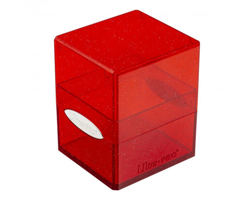 UP - Satin Cube - Glitter Red