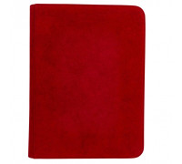 UP - Vivid Deluxe 9-Pocket Zippered PRO-Binder: Red