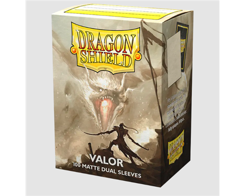 Dragon Shield Standard size Matte Dual Sleeves - Valor (100 Sleeves)