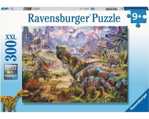 Ravensburger Puzzle dla dzieci 2D Dinozaury 300 elementów