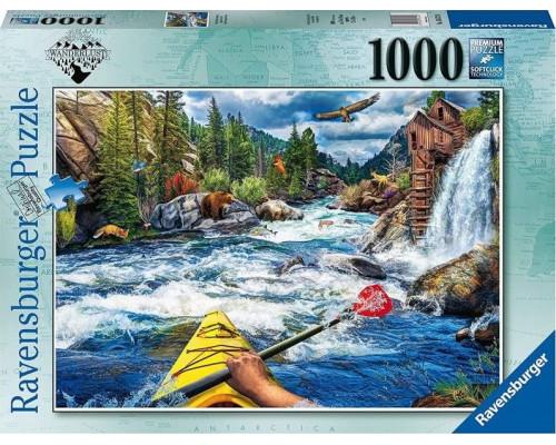 Ravensburger Puzzle 2D 1000 elementów Spływ White Water