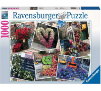 Ravensburger Puzzle 2D 1000 elementów NYC błysk kwiatów