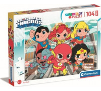 Clementoni Puzzle 104 Maxi Super Kolor DC Superfriends