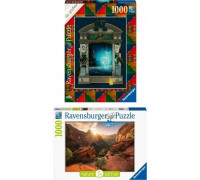 Ravensburger Puzzle 1000 elementów Zestaw 2w1 16754+16748