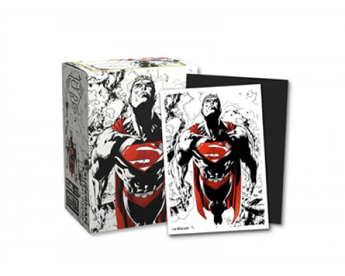 Dragon Shield Standard size License Sleeves - Superman Core (Red/White Variant) (100 Sleeves)