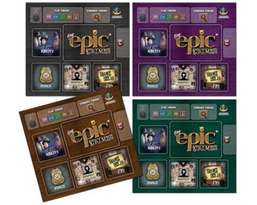 Tiny Epic Crimes 4 Pack Player Mats Retail Packed - EN