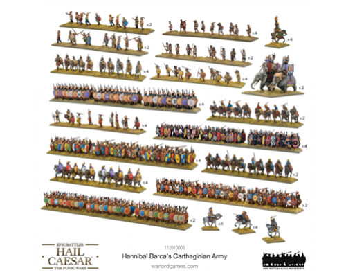 Hail Caesar Epic Battles: Hannibal Barcas Carthaginian Army - EN