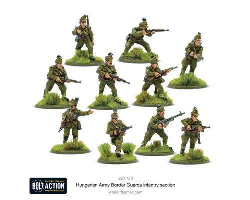 Bolt Action - Hungarian Army Border Guards Infantry Section - EN