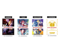 Digimon Card Game - Official Sleeves (4 Kinds Assortment) 2025 Ver.1.0 (12 Pieces)