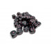 Opaque Black/pink 12mm d6 Dice Block (36 dice)