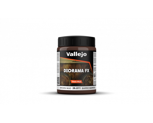 Vallejo - Diorama FX Thick Mud Textures Brown Thick Mud 200 ml