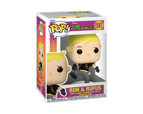 Funko POP! Disney: Kim Possible - Ron w/Rufus