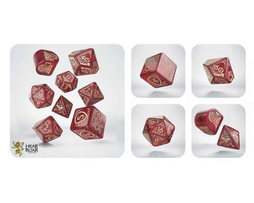 Game of Thrones. Lannister Dice Set.