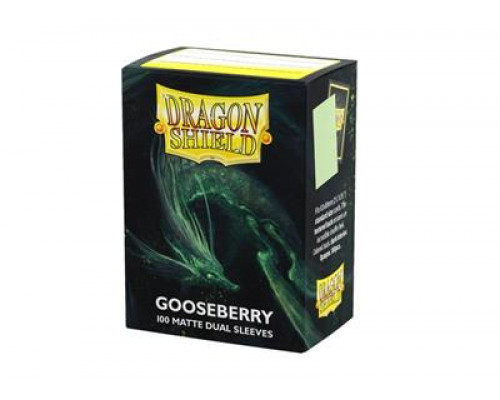 Dragon Shield Sleeves - Standard size - Matte Dual - Gooseberry (100 Sleeves)