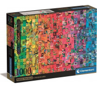Clementoni CLE puzzle 1000 Compact Colorboom Collection 39781