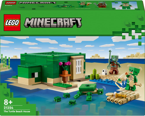 LEGO Minecraft Domek na plaży żółwi (21254)