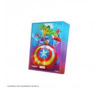 Magic: The Gathering | Marvel Super Heroes Premium Art Sleeves - Captain America, Team Leader