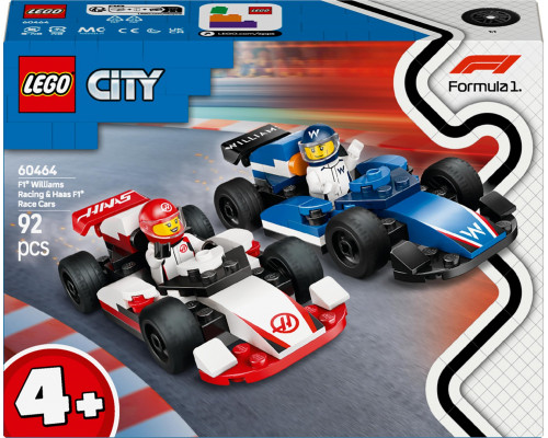 City F1® Bolidy Williams Racing i Haas F1® (60464)