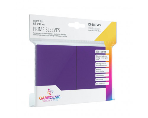 Gamegenic - Prime Sleeves Purple (100 Sleeves)