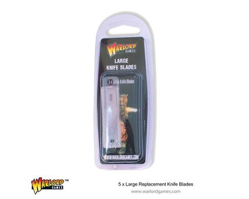 Warlord Large Replacement Knife Blades (5)