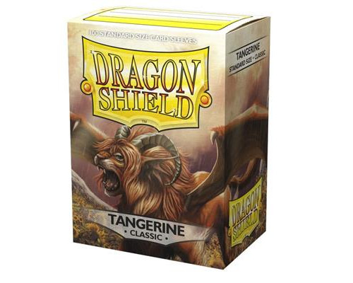 Dragon Shield Classic Sleeves - Tangerine 'Dyrkottr of the Nekotora' (100 Sleeves)