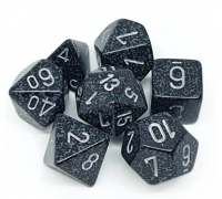 Chessex Speckled Polyhedral 7-Die Set - Ninja