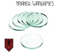 Kraken Wargames - Clear Base round 24x3mm (10)