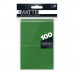 UP - Standard Deck Protector - PRO-Matte Green (100 Sleeves)