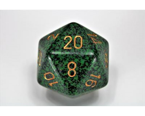 Chessex Speckled 34mm 20-Sided Dice - Golden Recon