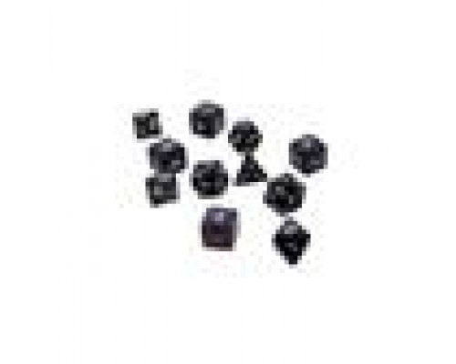 UP - Eclipse 11 Dice Set: Jet Black