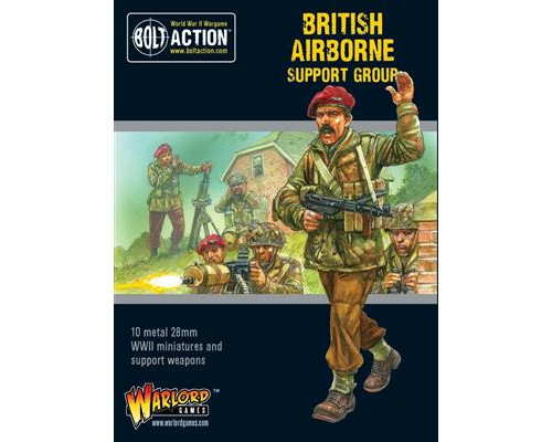 Bolt Action - British Airborne Support Group (HQ, Mortar & MMG) - EN