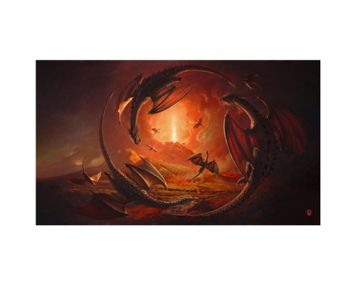 Kraken Wargames Gaming Mat - TCG Mat Dragon Swarm