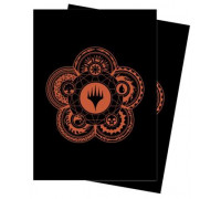 UP - Standard Sleeves for Magic: The Gathering Mana 7 Color Wheel (100 Sleeves)