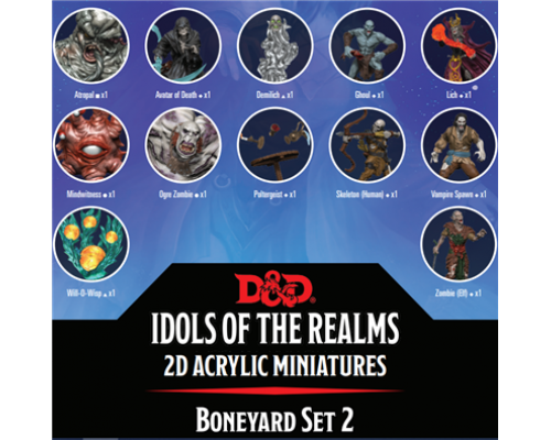 D&D Idols of the Realms: Boneyard - 2D Set 2