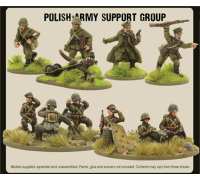 Bolt Action - Polish Army Support Group (HQ, Mortar & MMG) - EN