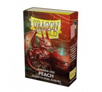 Dragon Shield Japanese size Matte Dual Sleeves - Peach Piip (60 Sleeves)