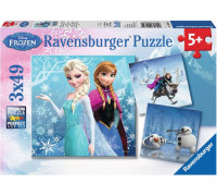 Ravensburger Puzzle 3x49 Kraina Lodu - 092642