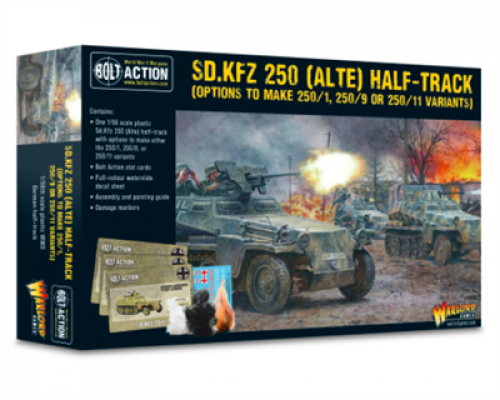 Bolt Action - Sd.Kfz 250 (Alte) Half-Track (Options For 250/1, 250/9 & 250/11 Variants) - EN