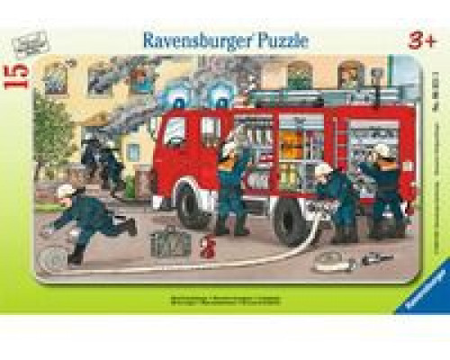 Ravensburger Puzzle 15 - Mój wóz strażacki (063215)