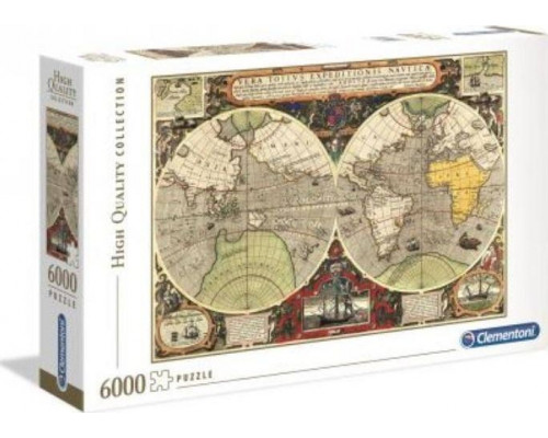 Clementoni Puzzle 6000 HQ Antique Nautical Map uniw.