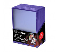 UP - 3" X 4" Purple Border Toploader 25ct