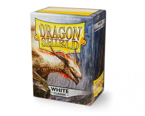 Dragon Shield Standard Sleeves - White (100 Sleeves)