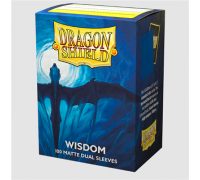 Dragon Shield Standard size Matte Dual Sleeves - Wisdom (100 Sleeves)