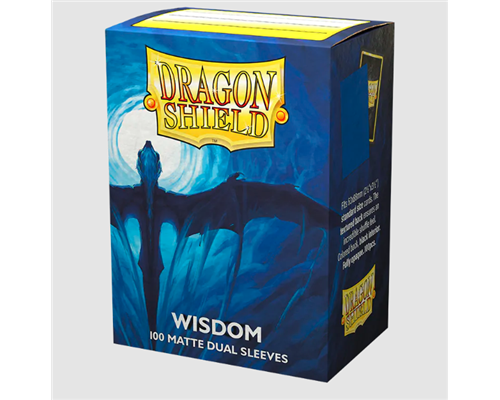 Dragon Shield Standard size Matte Dual Sleeves - Wisdom (100 Sleeves)